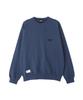 Schott LIFE ON WHEELS CREW SWEAT, Men's, Size L (120), Navy, 782-4232002