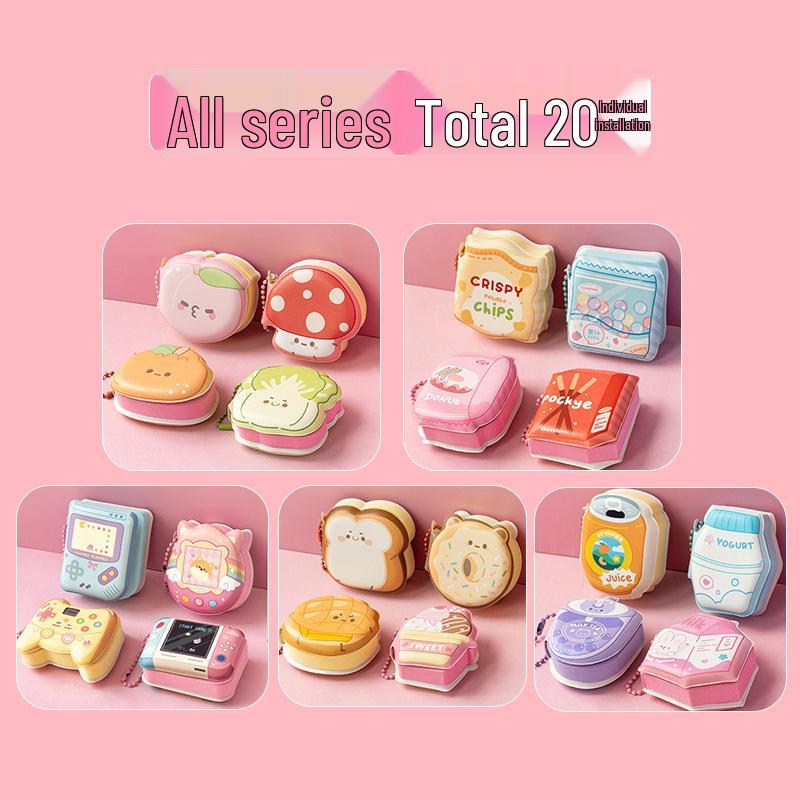 Mini Bean Decompression Sticky Notes: Cute Pocket-Size Pinch Memo Pad