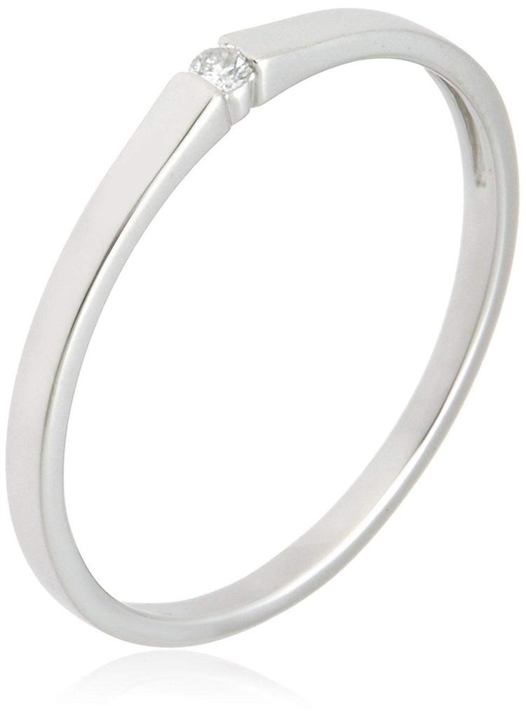 Haute platine Platinum 950 Ring with Diamond Japanese size pureté 0.02ct (r-hhrh-di, 16)
