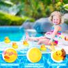 1-100Pc Mini Orange Rubber Ducks Set In Bulk With Sunglasses Float Squeak Tiny  Rubber Duck Toy For Kids Party Birthday Supplies