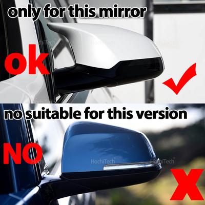 Pro BMW M2 F87 M3 F80 M4 F82 2014-19 S řízením vlevo Bílá varianta Kryt zpětného zrcátka Náhradní styl Krytky bočních zrcátek