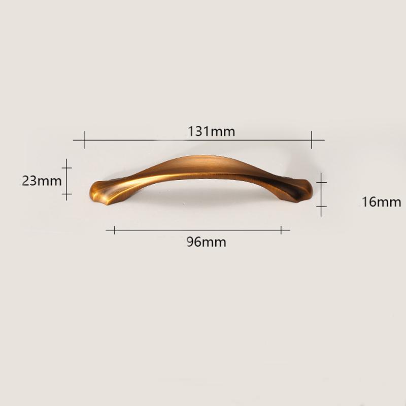 1 Stück Bronze Schrankgriff moderner minimalistischer Schubladen Kleiderschrankgriff Amerikanischer Europäischer Retro Schrankgriff