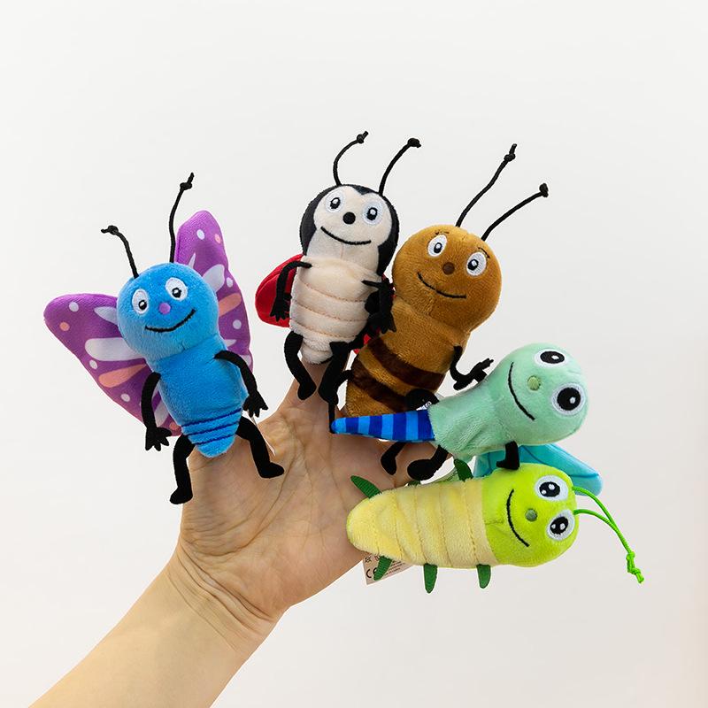 Family Finger Puppet Set for Parent-Child Play - Early Education & Kindergarten Teaching Aids
