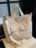 2024 Autumn/Winter Large Corduroy Tote: Korean Style Crossbody & Shoulder Bag