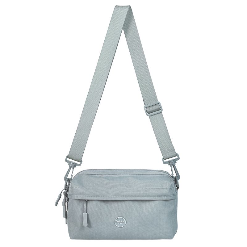 

Qminica Casual Portable Storage One-Shoulder Certificate COCONUT ASH WIND OXYGEN EDITION