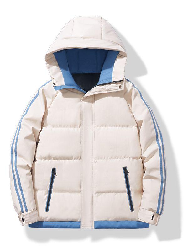 Winter Men's Large Size Cotton-padded Casual Cotton-padded Clothes Men's Thickened Bread Clothes Hooded Cotton-padded Jacket Men's