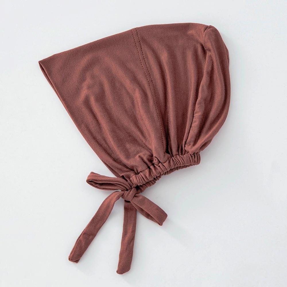 82 colori Sottocappello con Laccetti Moda Donna Hijab Interno Cappellino Musulmano Cuffia Sottoscarpa Semplice in Cotone Spandex Jersey Islamico DEW