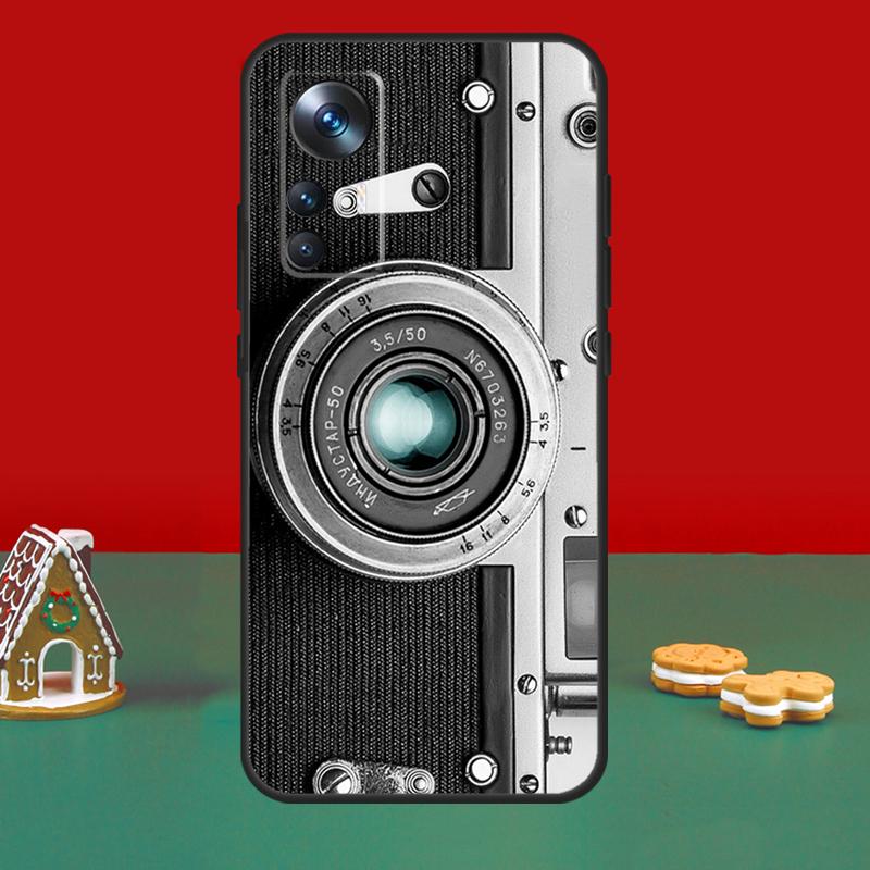 Retro Camera Vintage Case For POCO X6 Pro X5 X3 M6 M5s F3 F5 Xiaomi 14 13 Ultra 12 Lite 11T 12T 13T Pro Cover