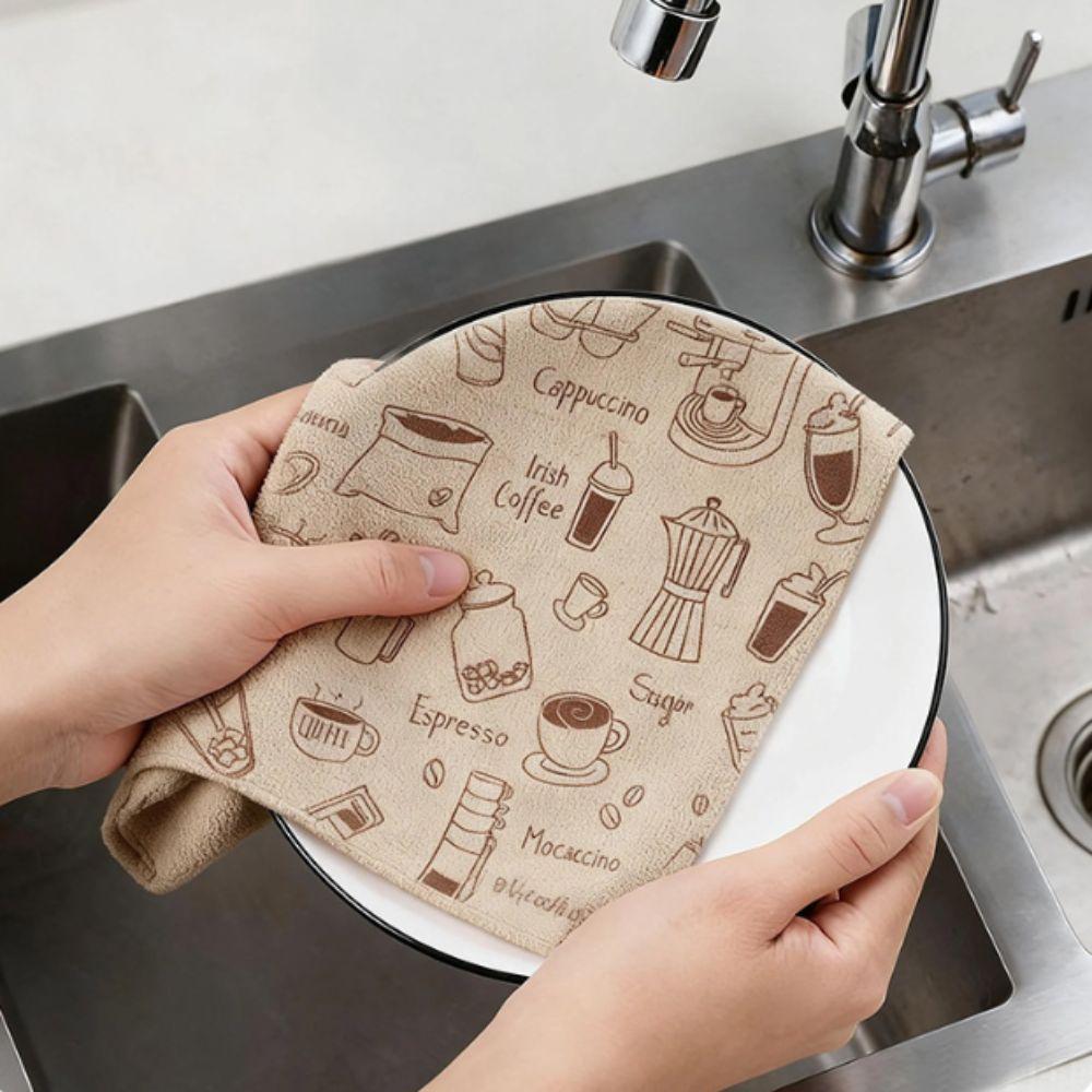 20pcs/roll Reusable Kitchen Towels High Absorbency Cleaning Rag Tear-Towel Roll Kitchen Cleaning