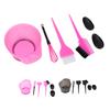 Hair Coloring Dyeing Kit Professional Salon Portable Ear  Dye Brush Mixing Bowl Tool Set