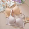 Large-sized Bras Women's Seamless Underwear Women's Gathering Bras Top Support Breathable Thin Soft Steel Coil Bras Push Up Bra