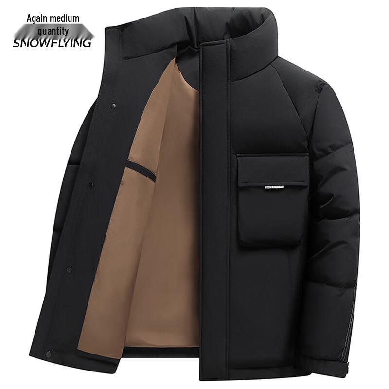 Men's Stand Collar Winter Duck Down Jacket