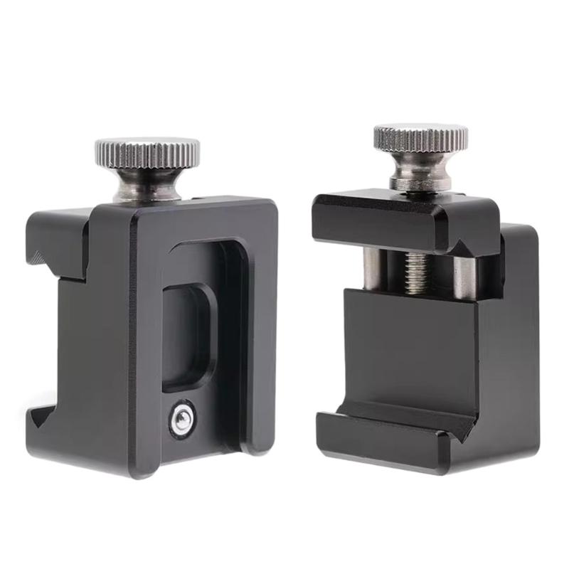 Quick Release Cheese Clamp DSLR Camera Slide Cold Boot Cheese Clip Plate Cheese Claw Buckle Extension Slide Clamp