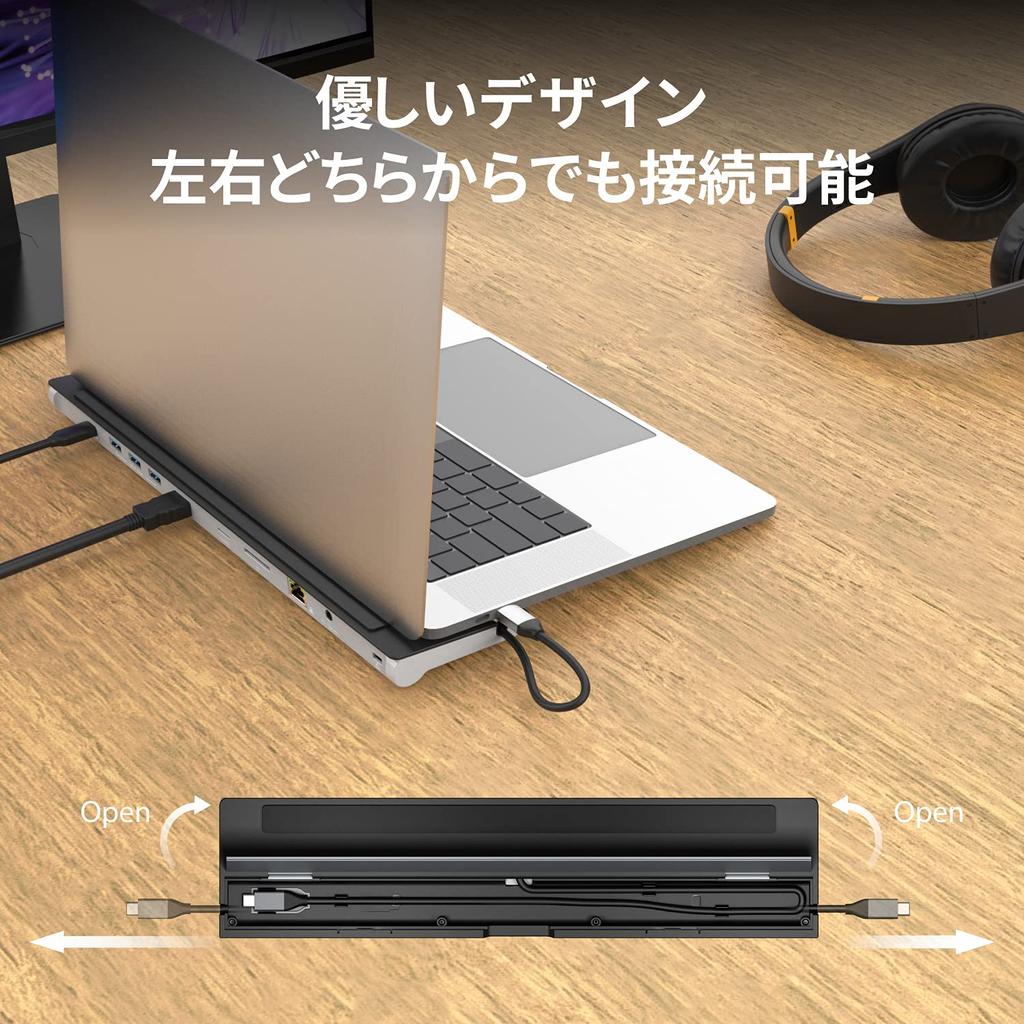 j5create USB-C 4K HDMI Docking Station (9-in-1) 4K HDMI 5Gbps USB-A x3 Card Reader PD 100W Gigabit Ethernet Combo Audio Jack for MacBook/Windows USB-C