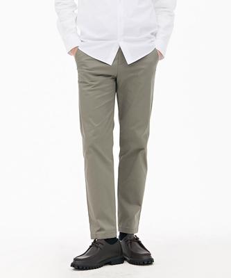 CHASECULT Men'S Tapered Side-Banding Chino Pants - Khaki