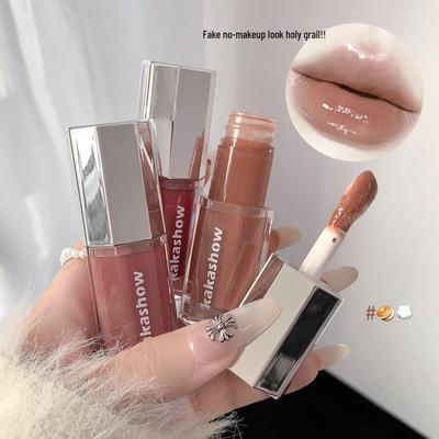 Kakashow Korean Style Mirror Lip Glaze: Moisturizing, Hydrating Gloss for Glass-Like Lips.