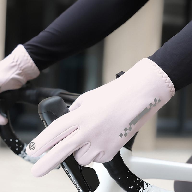 Winter Riding Gloves Cycling Gloves Touchscreens Enabled Windproof Thermals Insulation Silicone Grip For Enhances Safety
