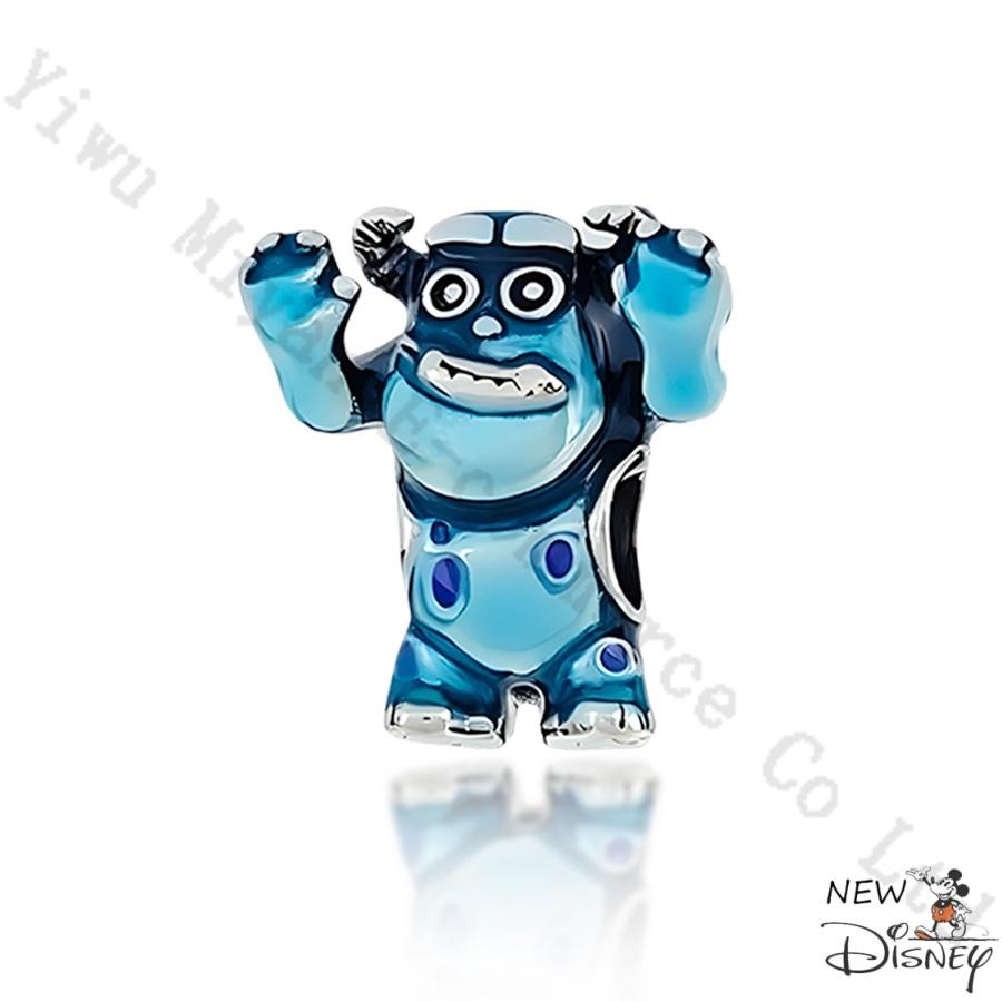 Silver 925 Disney Cartoon Charm Fit Original Bracelet Mickey Winnie Stitch Pooh Bead Pendant DIY Jewelry Making Accessories Gift