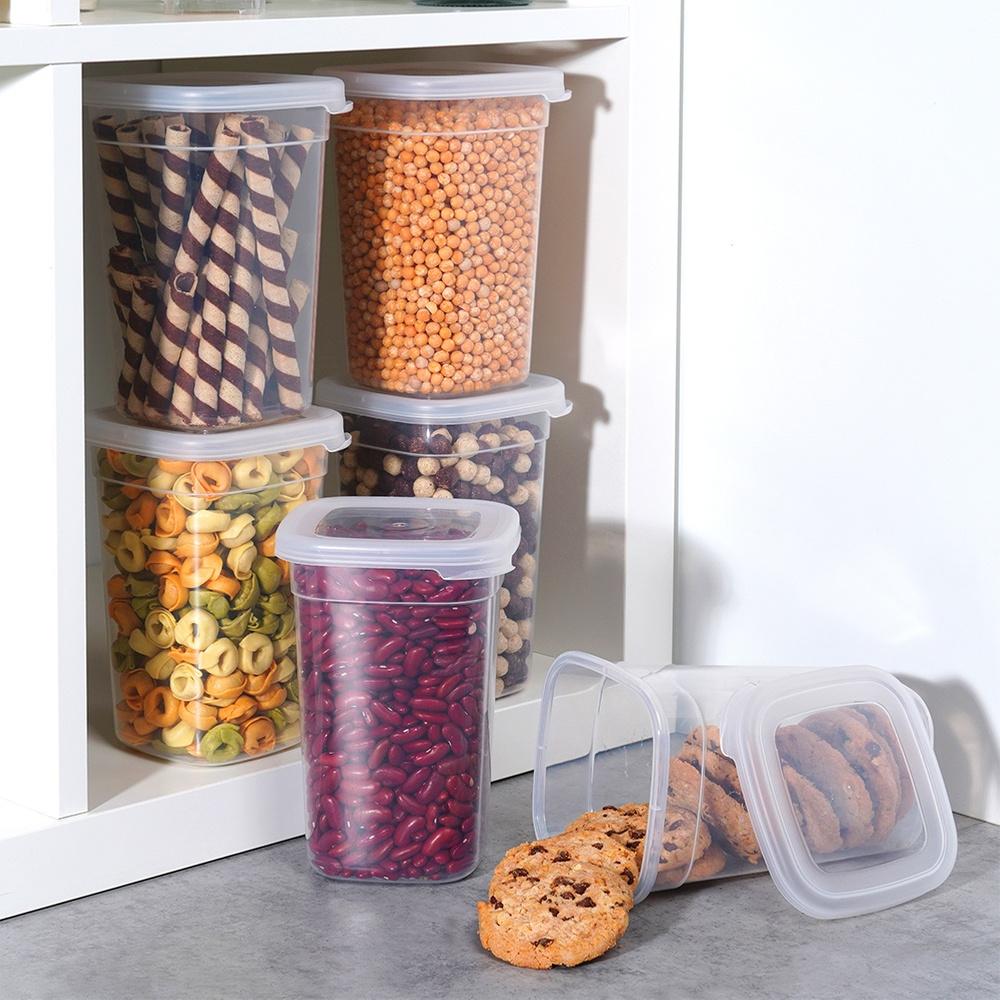 Containers For Loose Products With Lid 1 L 6 Pcs.
