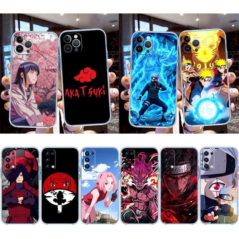 Naruto Anime Transparent Phone Case for Samsung Galaxy A04 A04S A14 A23 A34 A54 M23 M33 M52 M53