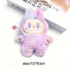 Cute Labubu Cartoon Plush Keychain Doll Accessory - Perfect for Bags, Clothes, Shoes, and Socks