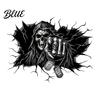 Halloween Wall Decals for Home Decoration 3D Decal Breakout Illusion Sticker with Skull Ghost Spooky Party Backgrounds Room Decor Party Peel