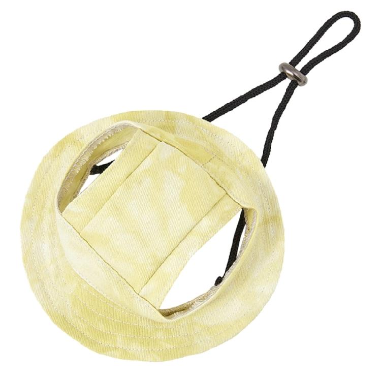 Dog Hat Dog Sun Hat UV Protections Cap with Ear Hole Adjustable Chin Strap S