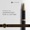 Cross Century II Black Lacquer Rollerball Pen with Premium Gift Medium Perfect Gift for Day or Promotion Box, Water-Based Ink, Nib, Father's