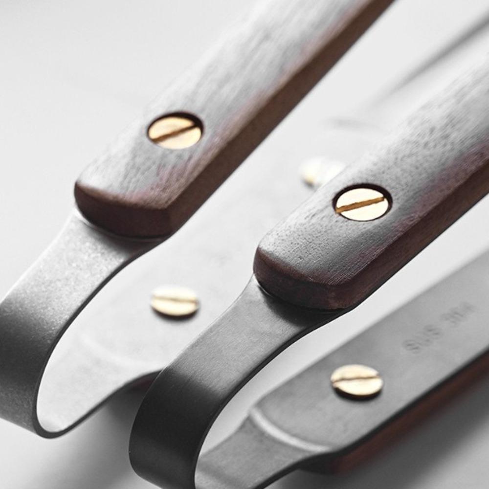 Heat Resistant 304 Stainless Steel BBQ Tongs Anti-slip Barbecue Tool Steak Clip  Kitchen Use