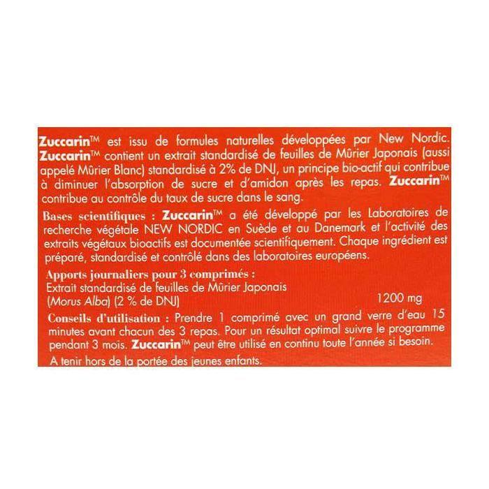 New Nordic Zuccarin Mûrier 60 Comprimés