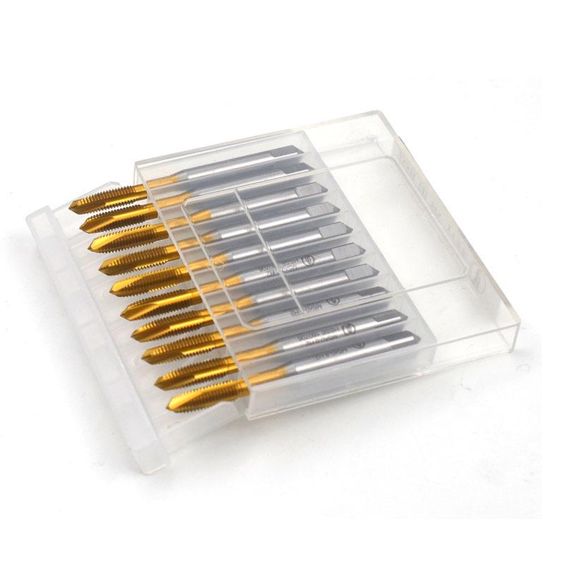 High-Quality Titanium Spiral Flute Taper Tap (M3-M24) for Blind Holes