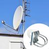 Antenna Pole Mount Mounting Bracket Professional Support Clamp Holder with Double U