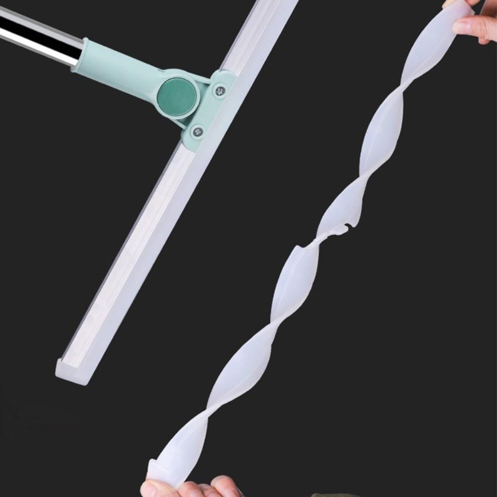 Long Handle Silicone Floor Squeegee Quick Cleaning Magic Broom Floor Wiper Squeegee Bathroom