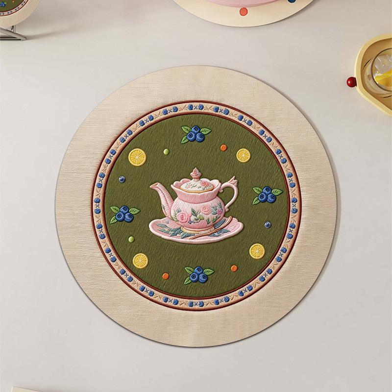 Rubber Coasters With Water Absorption And Heat Resistance For Home Use