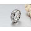 Exquisite The Titanium Steel Womens Ring Is Stylish And Simple Fading Without