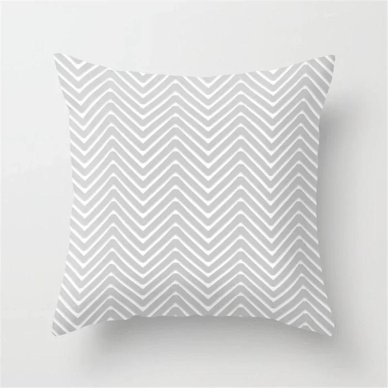 Nordische graue geometrische Kissenhülle moderne Mode Wohnzimmer Sofa Schlafzimmer Kissenbezug