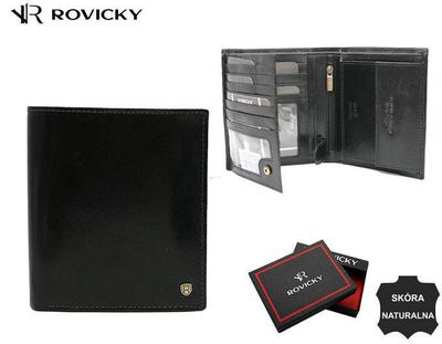 Large Men's Leather Wallet with RFID System - Rovicky