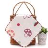 6 Layer Gauze Baby Washcloth 25x25cm Soft Absorbent Jacquard Infant Burp Cloth Thickened Face Towel For Autumn Winter