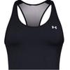 Under Armour Solid Color Round Neck Sleeveless T-Shirt Women Tops Black 1328962-001