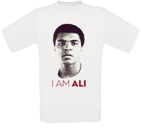 I Am Ali Boxes Legend Boxing Greatest Clay T-Shirt L