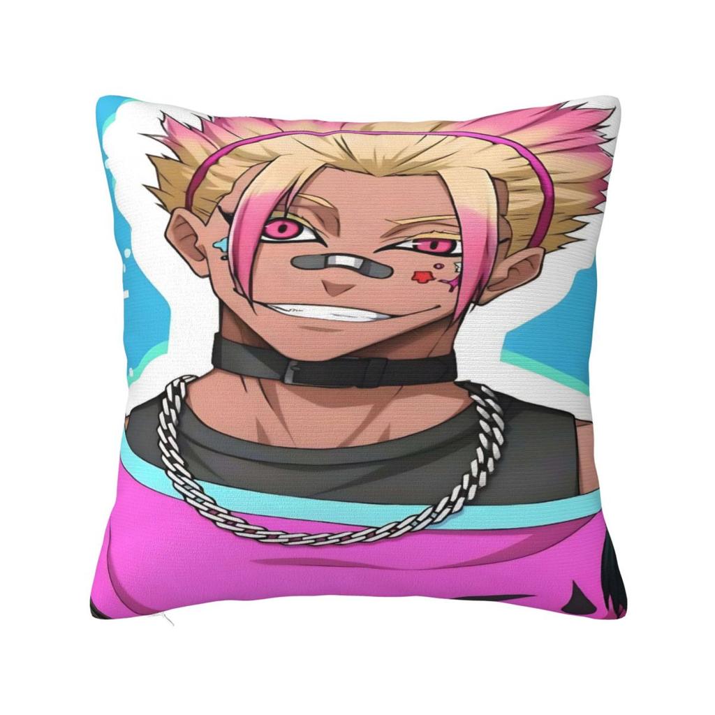 Pillow Case Anime Shidou R-Ryusei Square Pillow Cover Retro Trendy Cushion Cover Graphic Pillowcases For Sofa Bedroom Home Decor