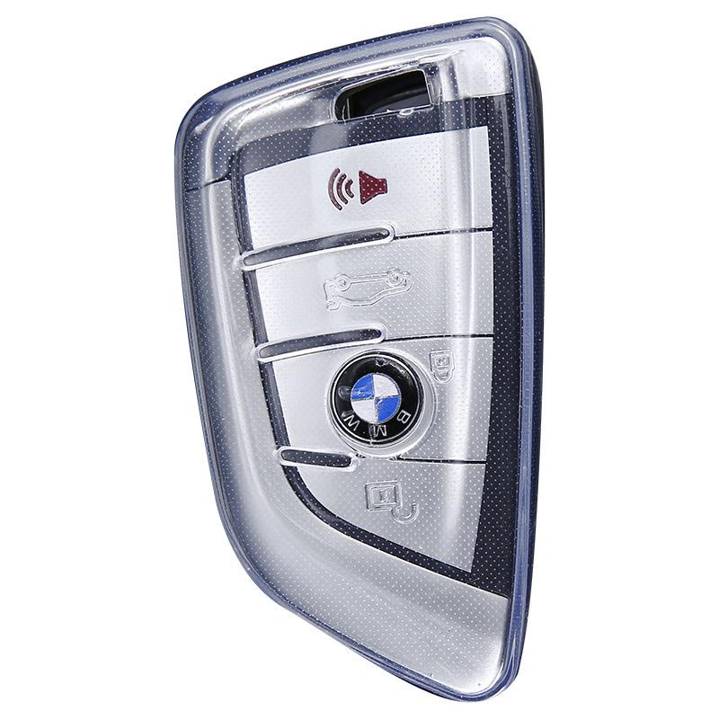 Ultradünne transparente BMW-Schlüsselhülle für 1-7er Serie & X-Modelle