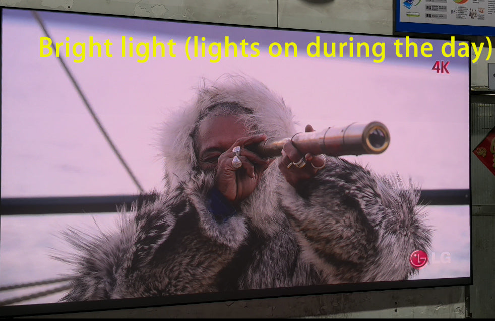 150 Zoll Nahtlose WUPRO Cinema Gallery Evo Schwarz Lentikulare CLR Festrahmenleinwand Für UST Projektoren