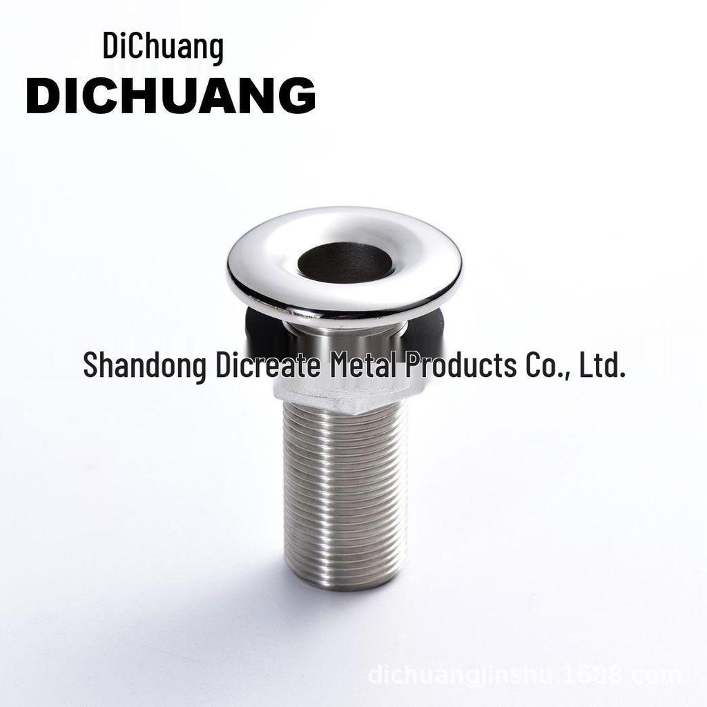316 Stainless Steel Yacht/Boat Full Thread Drain Outlet Port Spare Parts