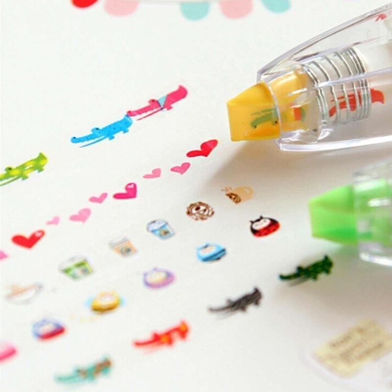 Cute Funny Stationery Push Correction Tape For Student Gifts School Supplies Stationery Kwaii Acessory Lovely Education Supplies
