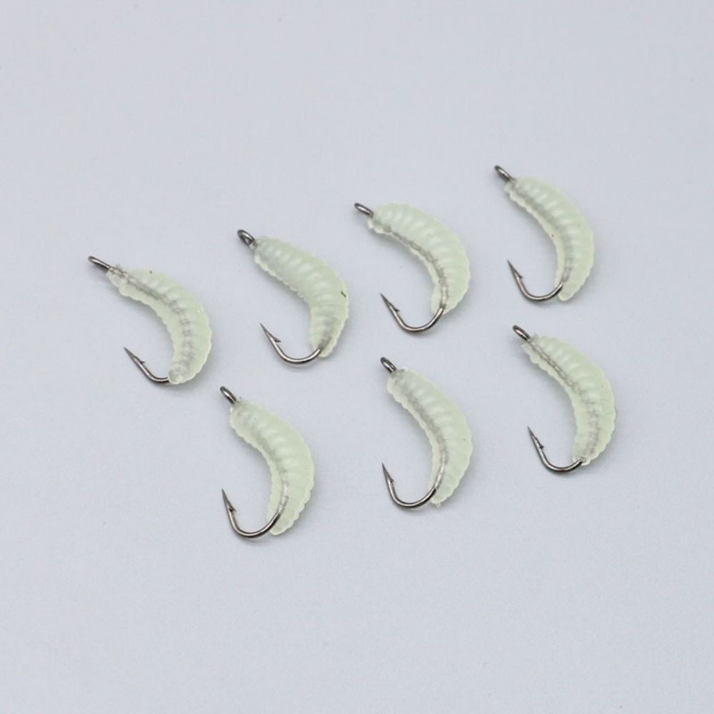30Pcs/Box Soft Material Simulation Breadbug Lures Artificial Worms Freshwater Fishing