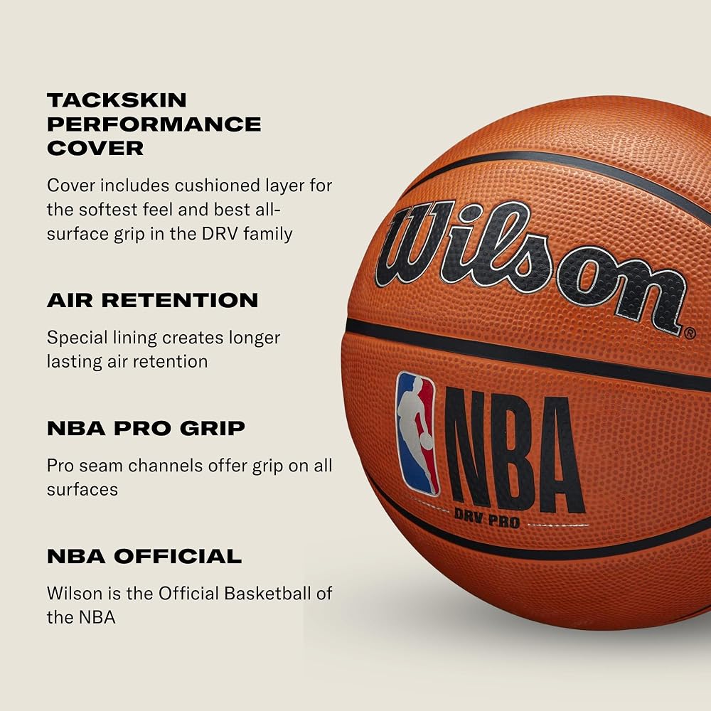 Wilson NBA DRV Pro Basketball Size 5 Outdoor Use Junior Women's Men's