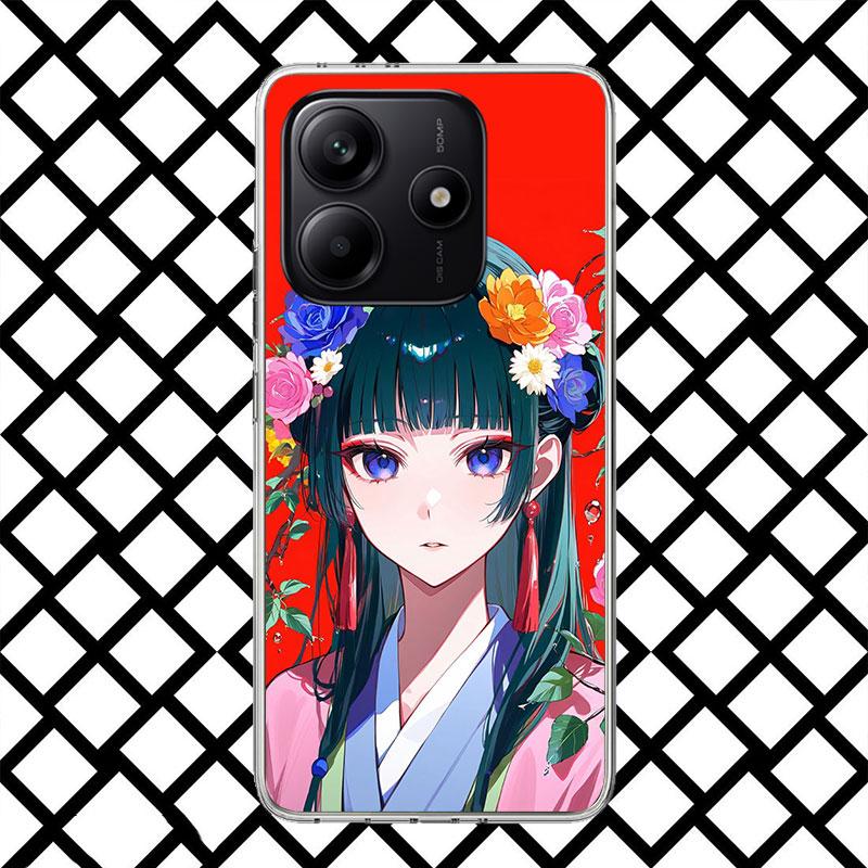 

A-Apothecary D-Diaries Чехол для телефона Маомао для Xiaomi Redmi Note 15 14 14S 13 12 12S 11 Pro Plus 11E 11T 11S 10S 5G Мягкий чехол Веселый Redmi Note 15 Pro 5G