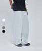STANDARDERROR [All Seasons Or Fleece-Lined] 87-Stan271 Curved Hem Wide Loose Fit Sweatpants (4 Colors)