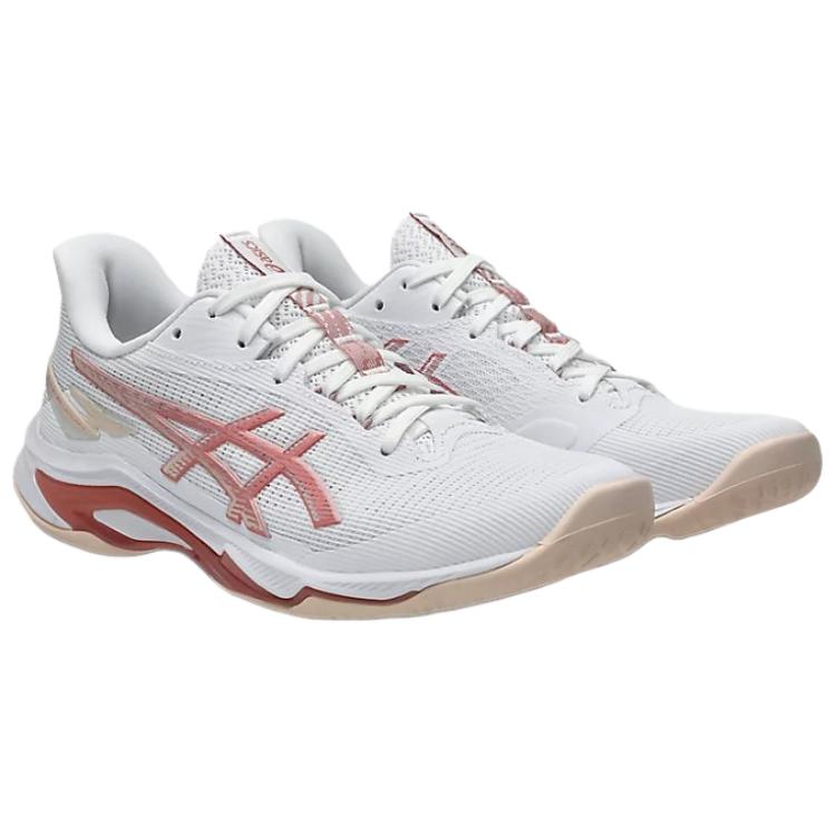 ASICS NETBURNER BALLISTIC FF 4 Volleyball Shoes Women's White Pink
